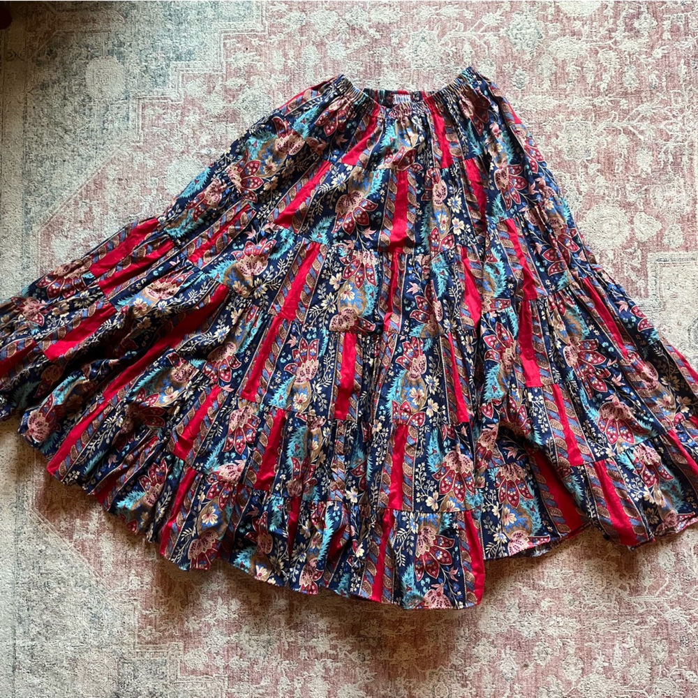 Vintage Anna Konya Circle Skirt